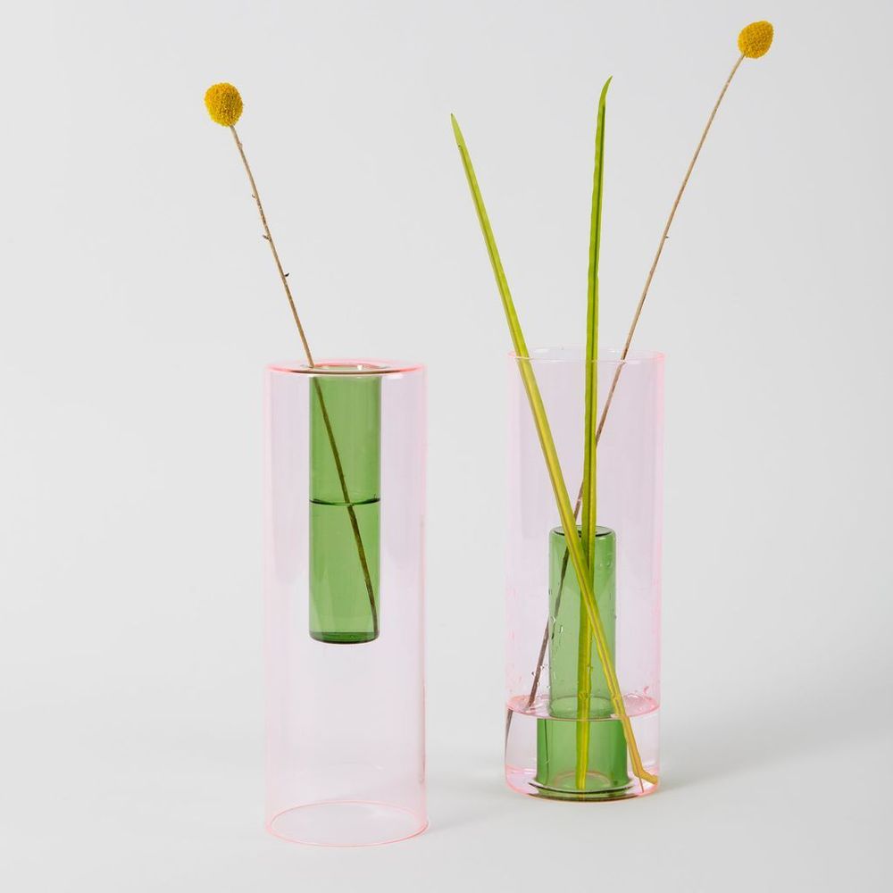 Vases - Grand vase en verre réversible - BLOCK DESIGN