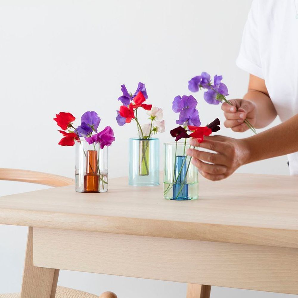 Vases - Petit vase en verre réversible - BLOCK DESIGN