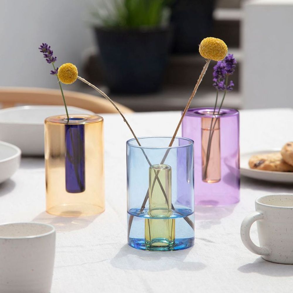 Vases - Petit vase en verre réversible - BLOCK DESIGN