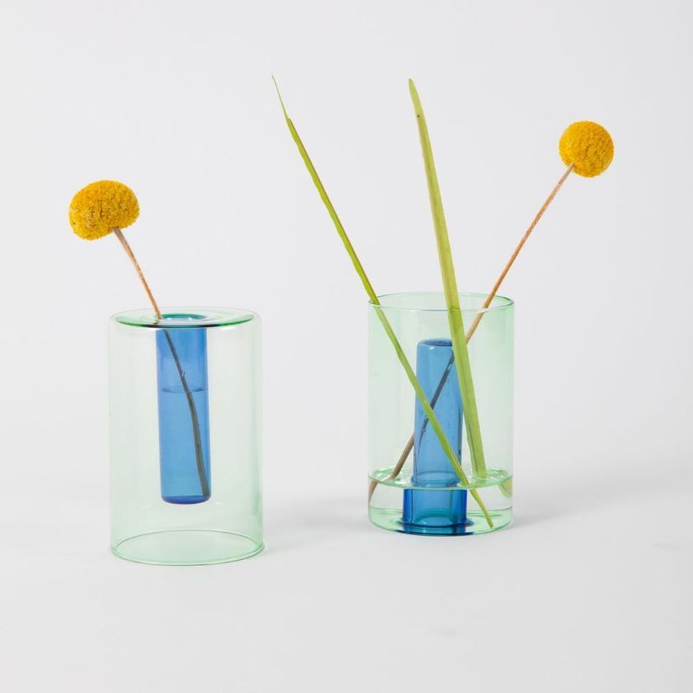 Vases - Petit vase en verre réversible - BLOCK DESIGN