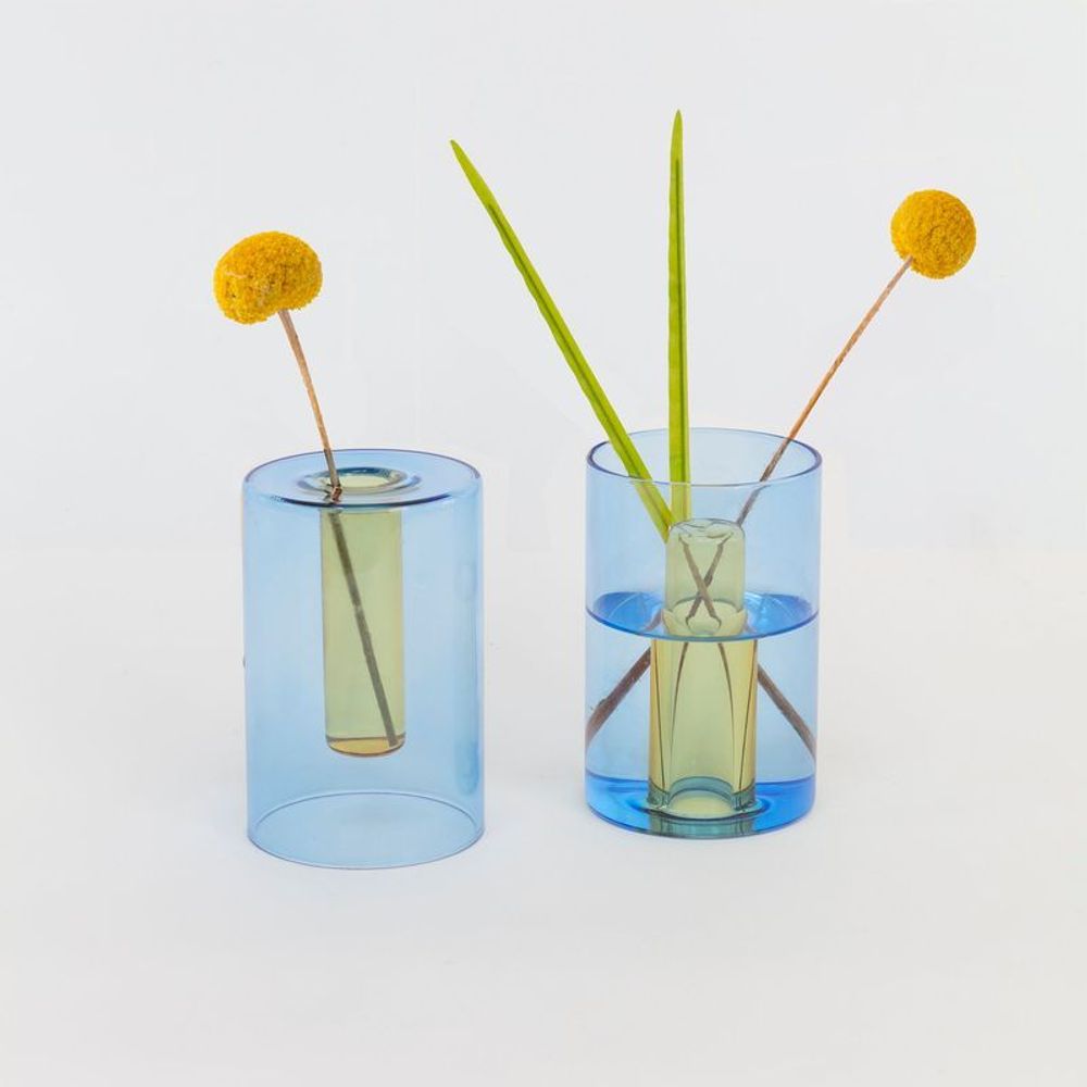 Vases - Petit vase en verre réversible - BLOCK DESIGN