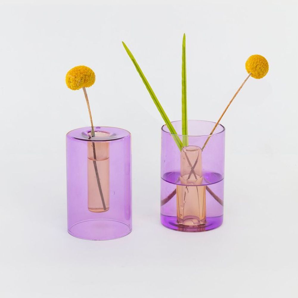 Vases - Petit vase en verre réversible - BLOCK DESIGN