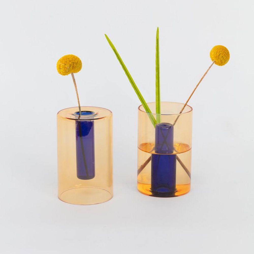 Vases - Petit vase en verre réversible - BLOCK DESIGN