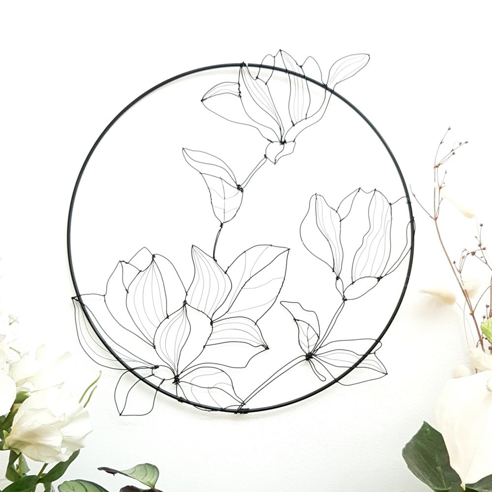 Decorative objects - WALL DECORATION - MAGNOLIA 30 CM - O'FIL DES RÊVERIES DE NANA
