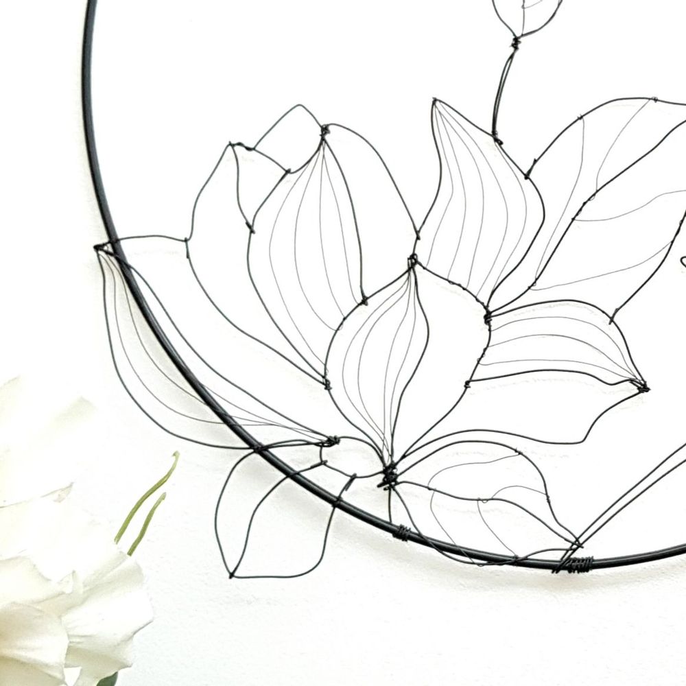 Decorative objects - WALL DECORATION - MAGNOLIA 30 CM - O'FIL DES RÊVERIES DE NANA