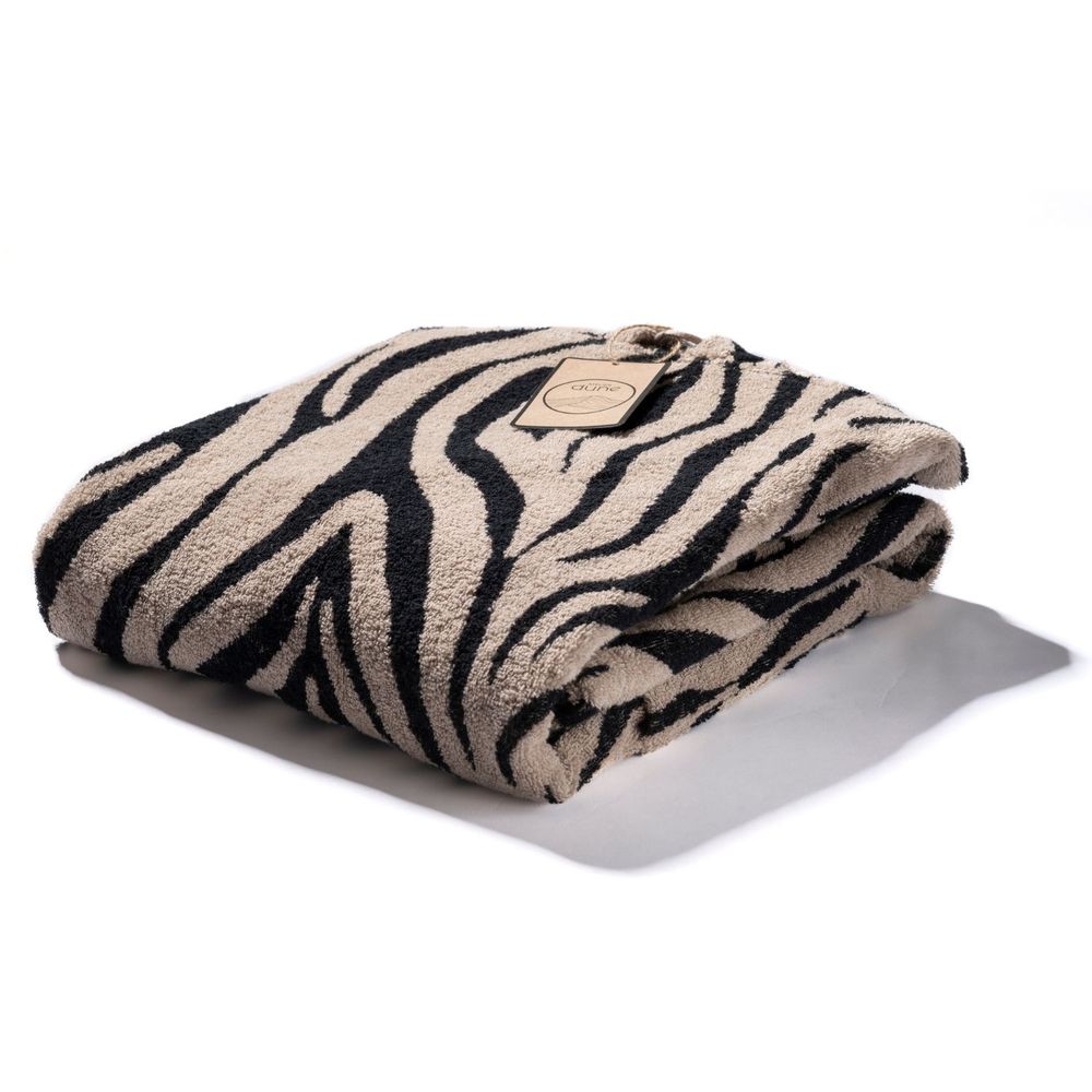 Serviettes de bain - Poncho de plage Premium BIO - Zèbre - ATELIER DUNE