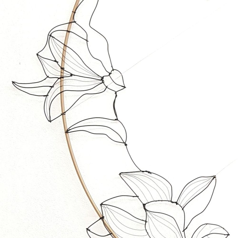 Autres décorations murales - DECORATION MURALE - MAGNOLIA 80 CM-- - O'FIL DES RÊVERIES DE NANA
