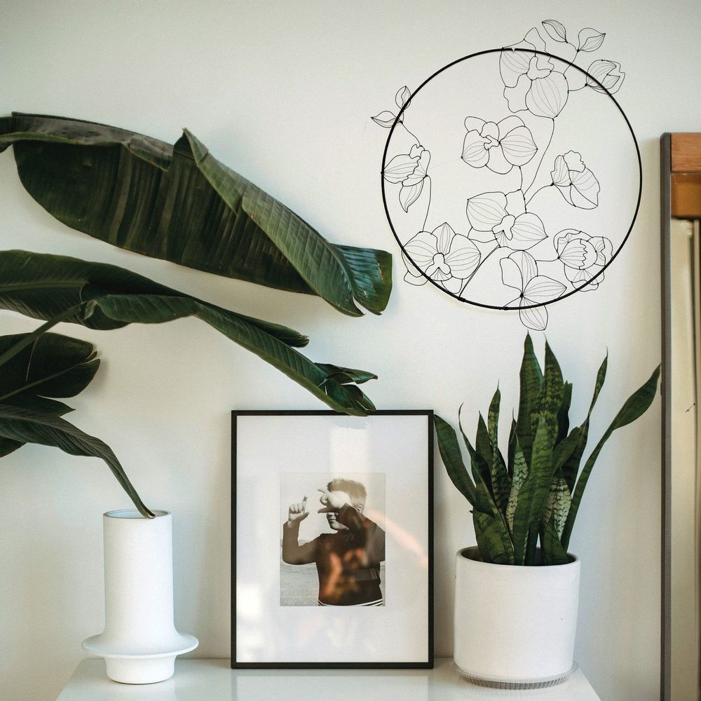 Paintings - WALL DECORATION - ORCHIDEE 40 CM - O'FIL DES RÊVERIES DE NANA