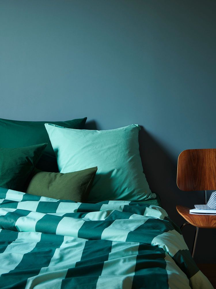 Linge de lit - Linge de lit à motifs en percale de coton bio - LA CERISE SUR LE GÂTEAU