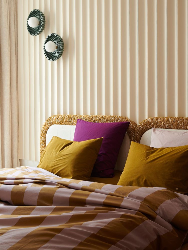 Linge de lit - Linge de lit à motifs en percale de coton bio - LA CERISE SUR LE GÂTEAU