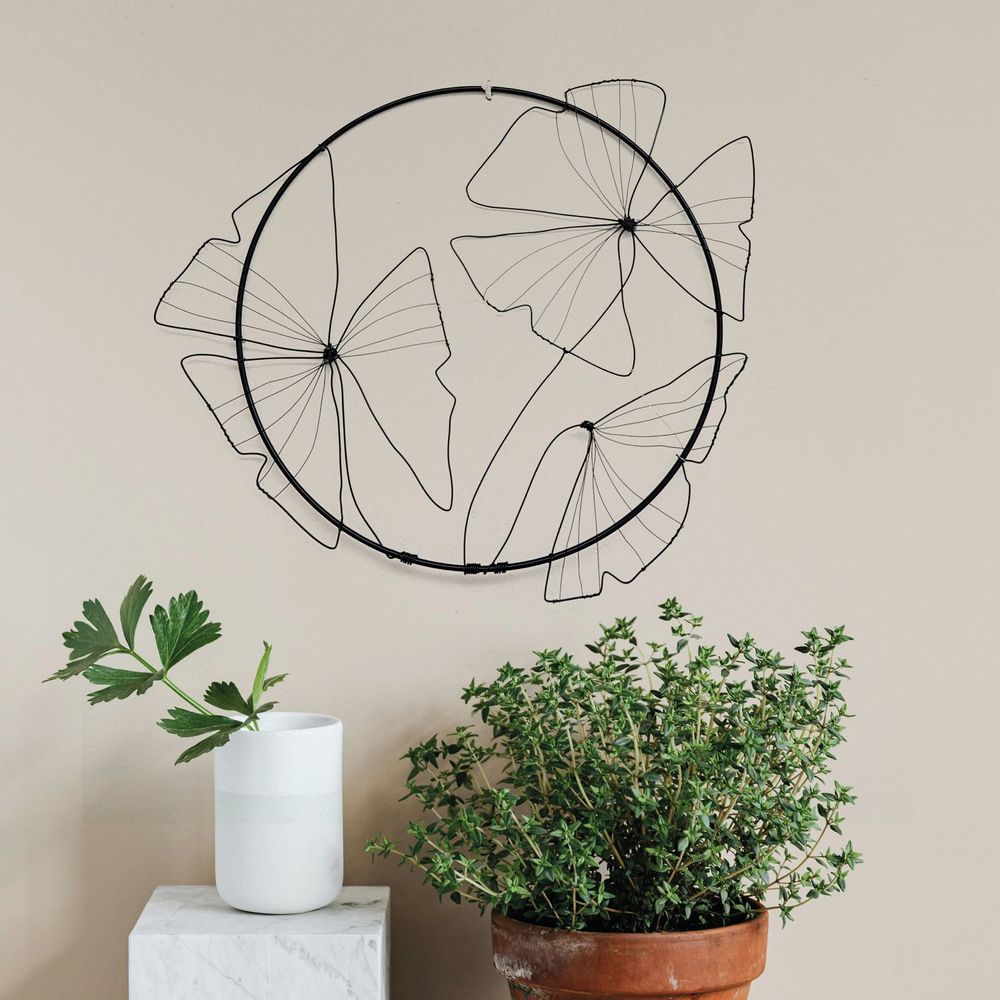 Objets personnalisables - DECORATION MURALE - OXALIS TREFLES 20 CM-- - O'FIL DES RÊVERIES DE NANA