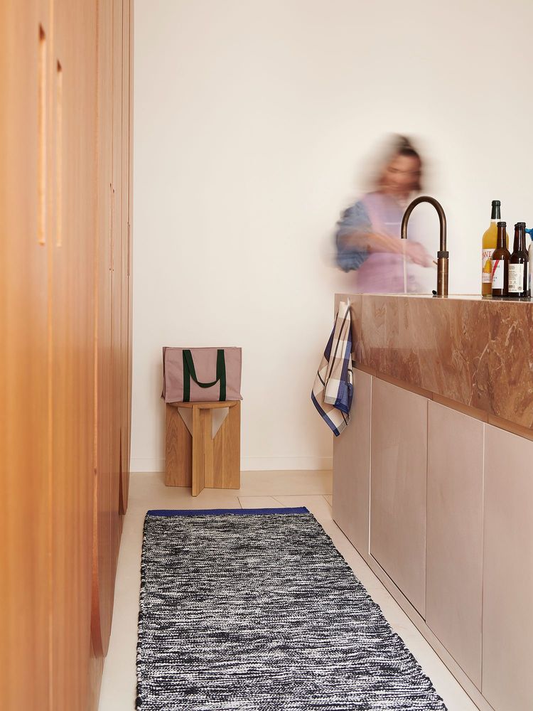 Autres tapis - Tapis upcyclé - LA CERISE SUR LE GÂTEAU