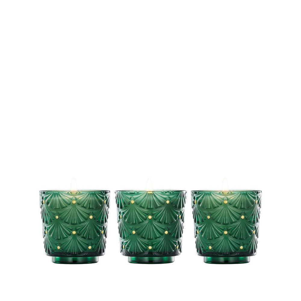 Candles - Noble Fir Mini Pedestal Trio - VOLUSPA