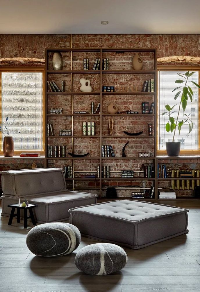 Objets design - Meuble pouf ottoman en laine "Haiku" - KATSU STONES