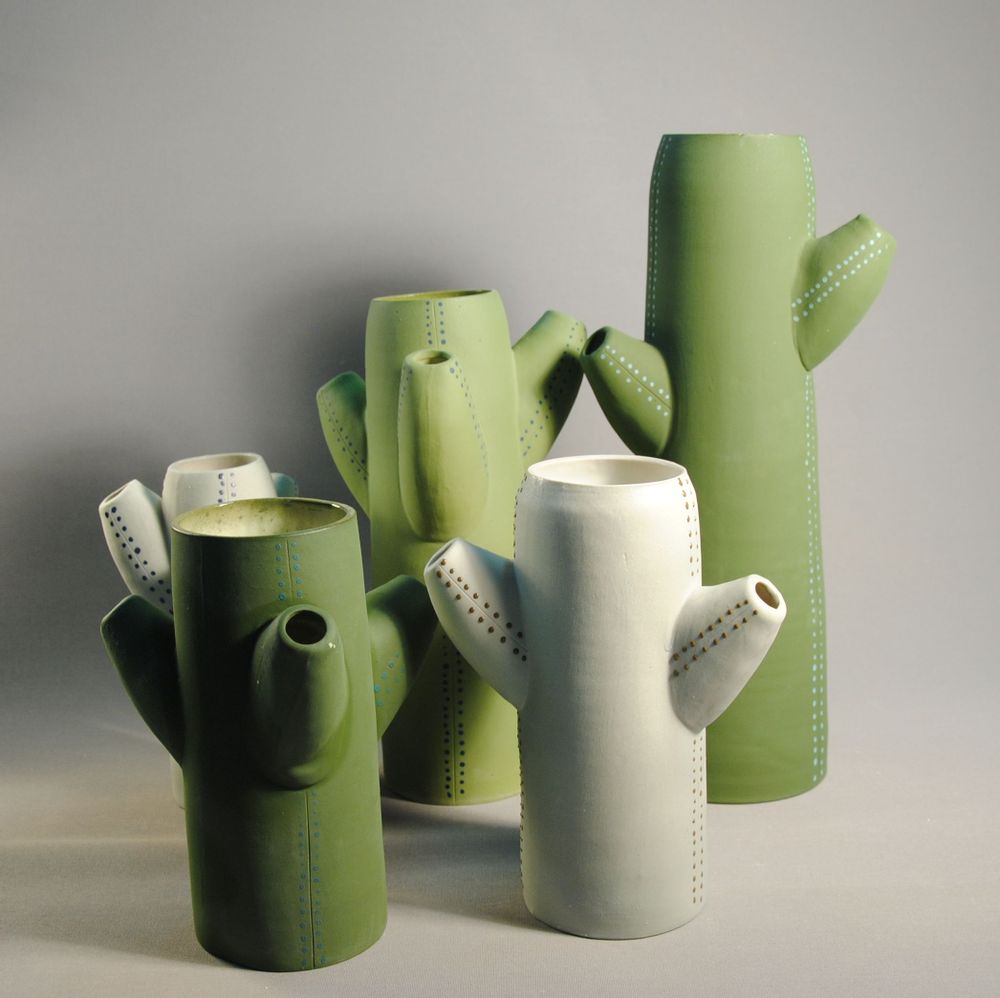 Vases - Vases Cactus - ATELIER TERRES D'ANGELY
