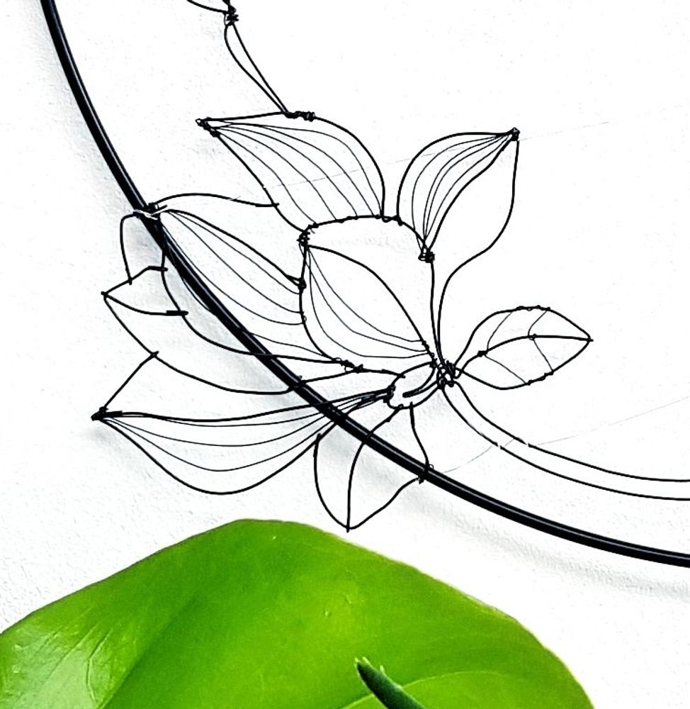 Chambres d'hôtels - DECORATION MURALE - MAGNOLIA 55 CM---- - O'FIL DES RÊVERIES DE NANA