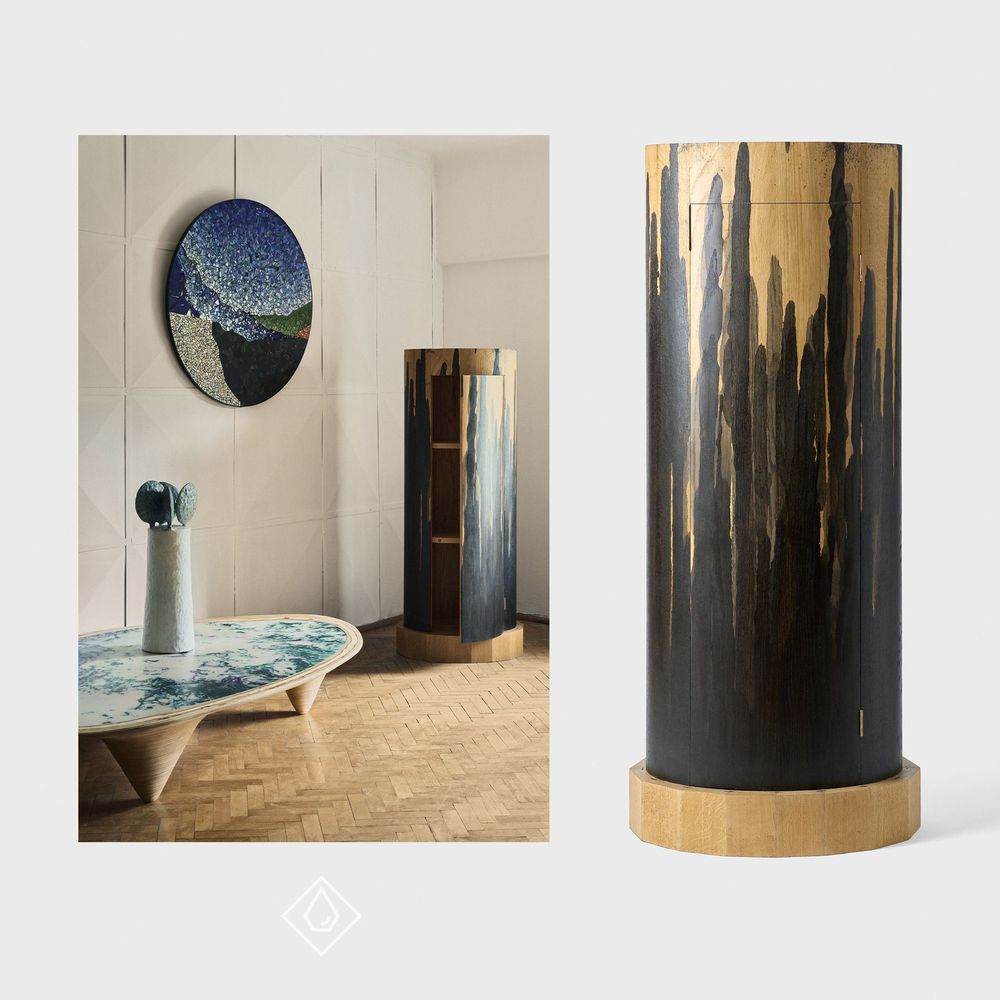 Shelves - Cabinet Column I - SQUARE DROP