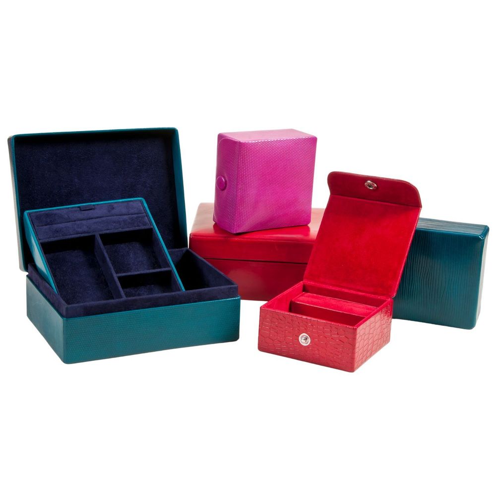Caskets and boxes - Jewellery Boxes and Accessories - LEATHER UNLIMITED