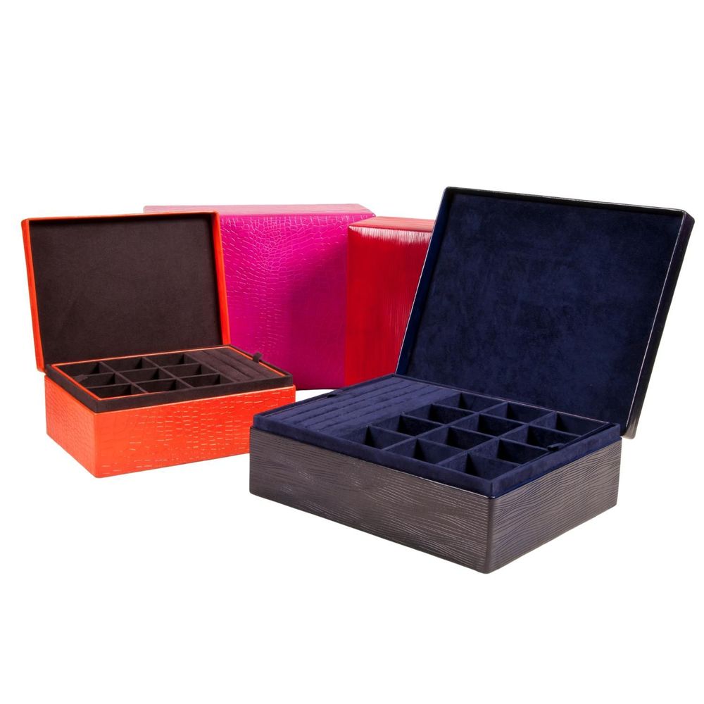 Caskets and boxes - Jewellery Boxes and Accessories - LEATHER UNLIMITED