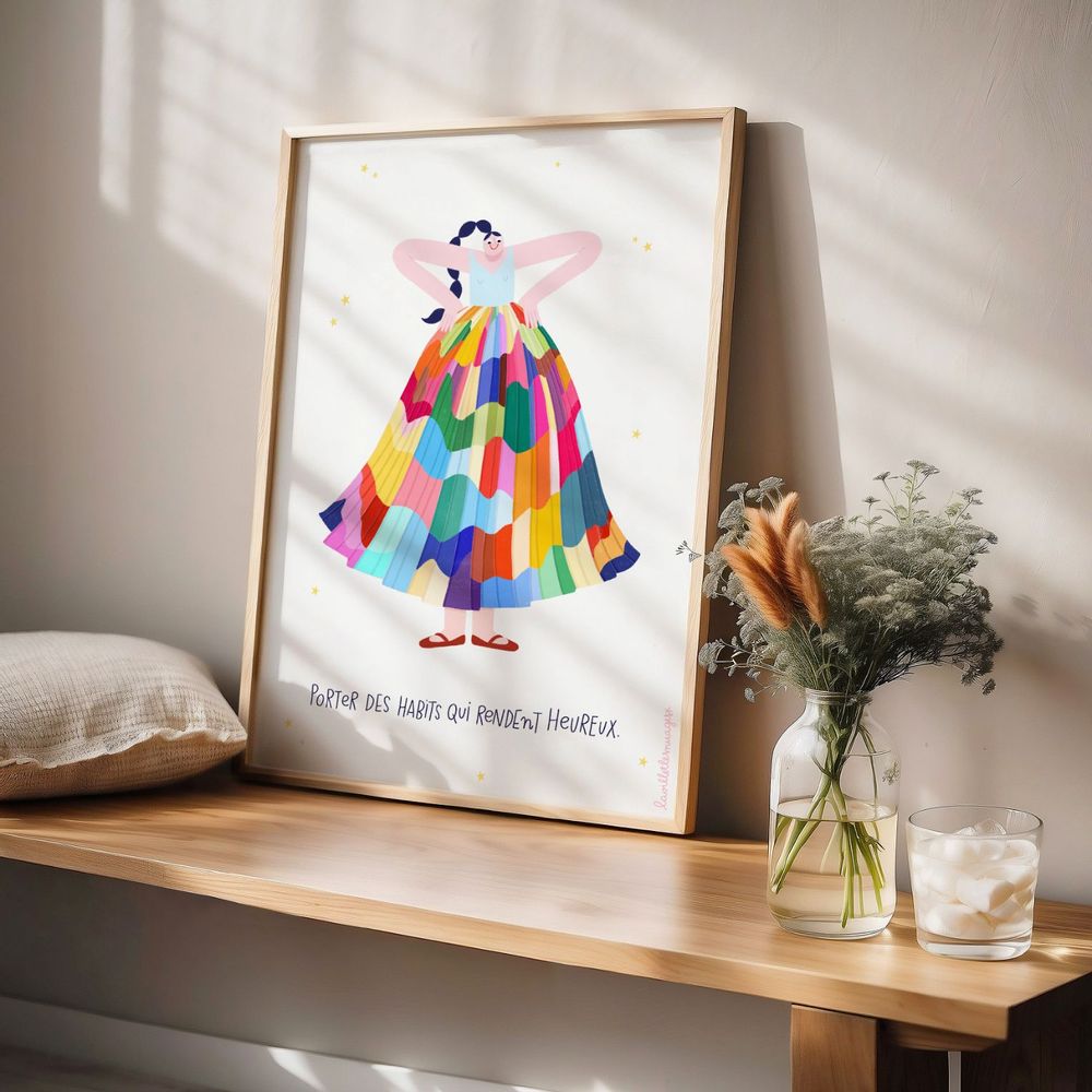 Affiches - Affiche La jupe - LAVILLETLESNUAGES