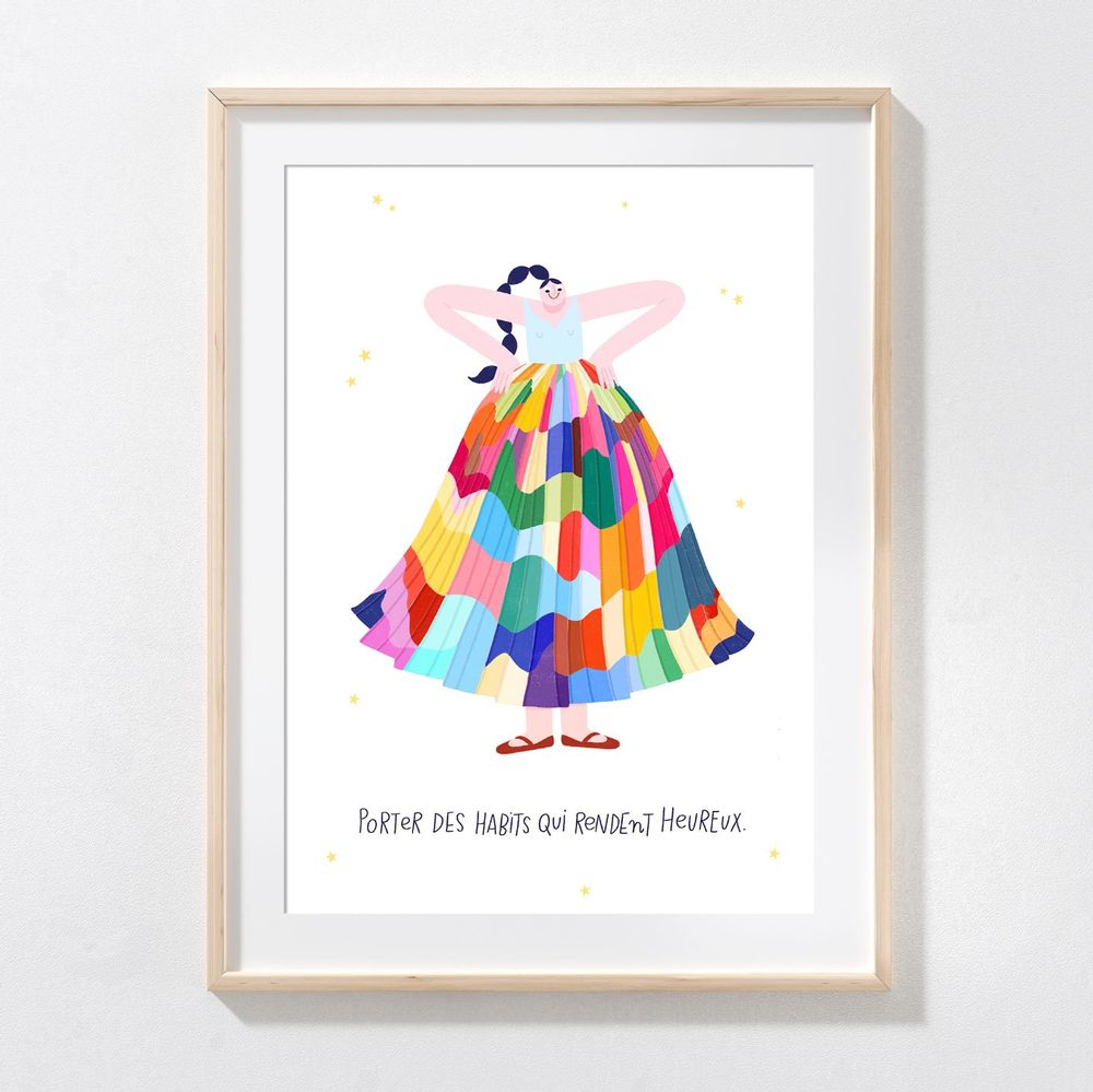 Affiches - Affiche La jupe - LAVILLETLESNUAGES