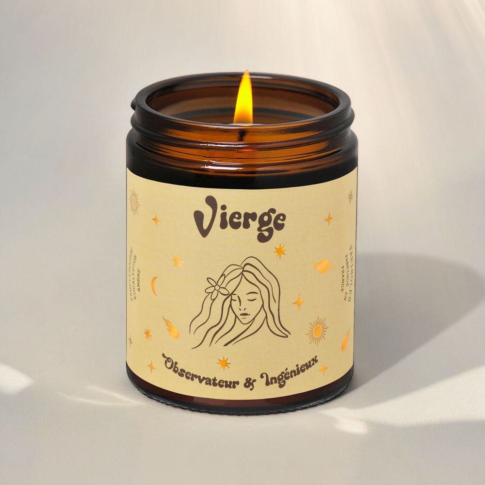 Bougies - Bougie Astro : La vierge - FARIBOLES