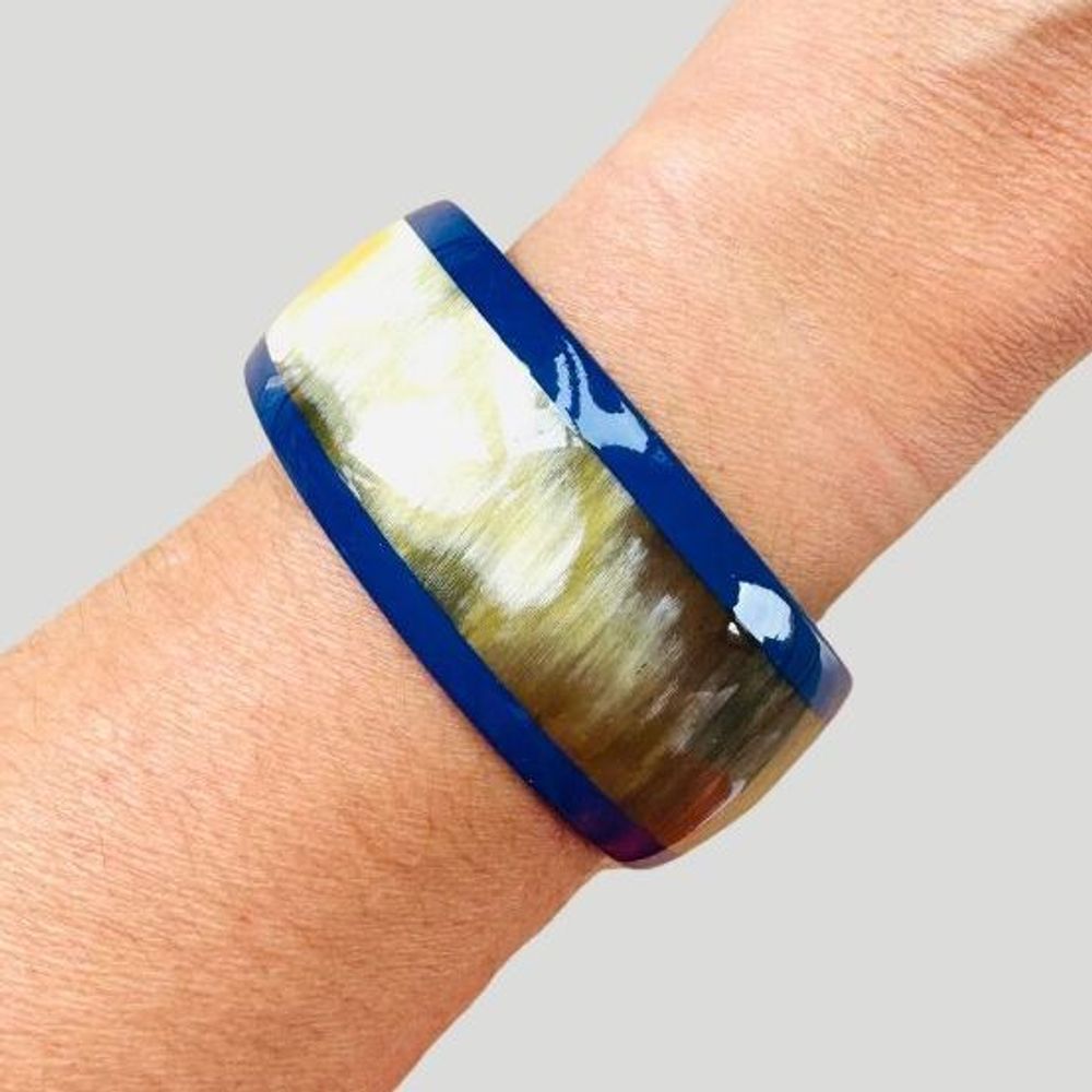 Jewelry - BALTHAZAR Bangle Bracelet (3CM) Blue - ATELIER1811