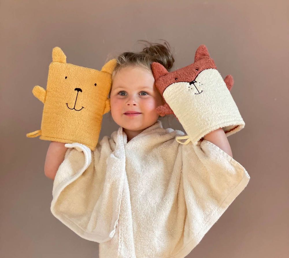 Bain pour enfant - Gants de toilettes marionnettes - EGMONT TOYS