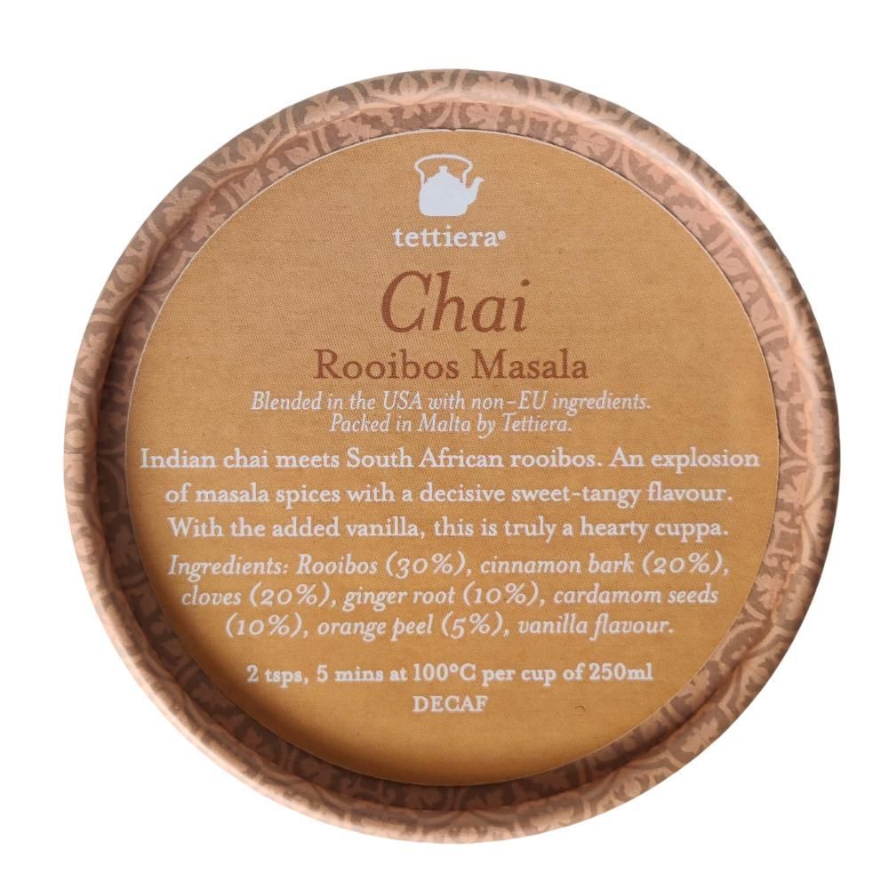 Café et thé - Tettiera Rooibos Masala Standard Tube 60g - TETTIERA