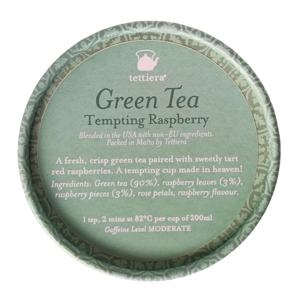 Café et thé - Tettiera Tempting Raspberry Standard Tube 75g - TETTIERA