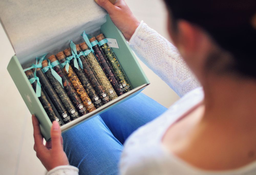 Café et thé - Tettiera Tea and Botanical Glass Tubes - TETTIERA
