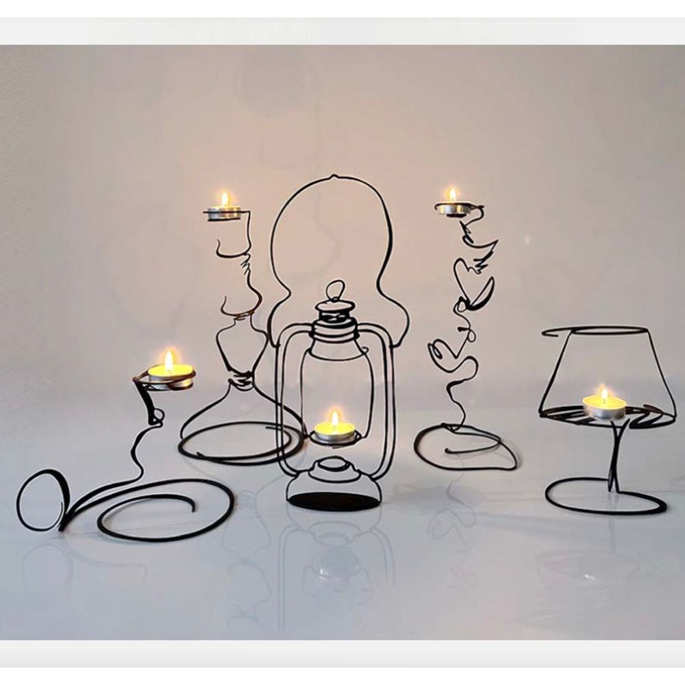 Christmas table settings - Drawing Tea light - THE DOT