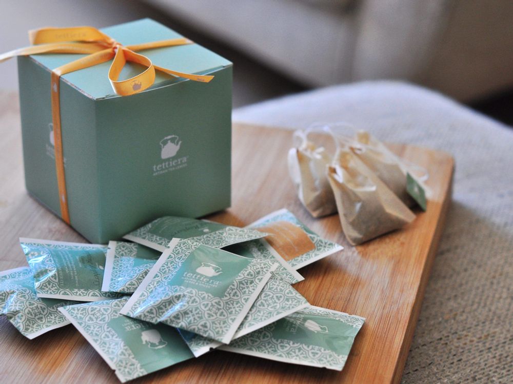 Café et thé - Tettiera Miniature Tea Gift Box- 10 Blends - TETTIERA