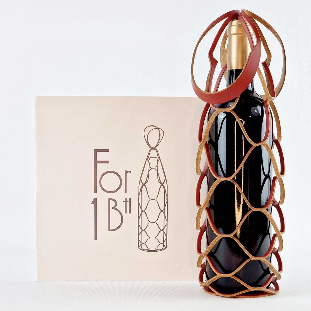 Objets personnalisables - Porte-bouteille filet - LA VIE DE CHÂTEAU