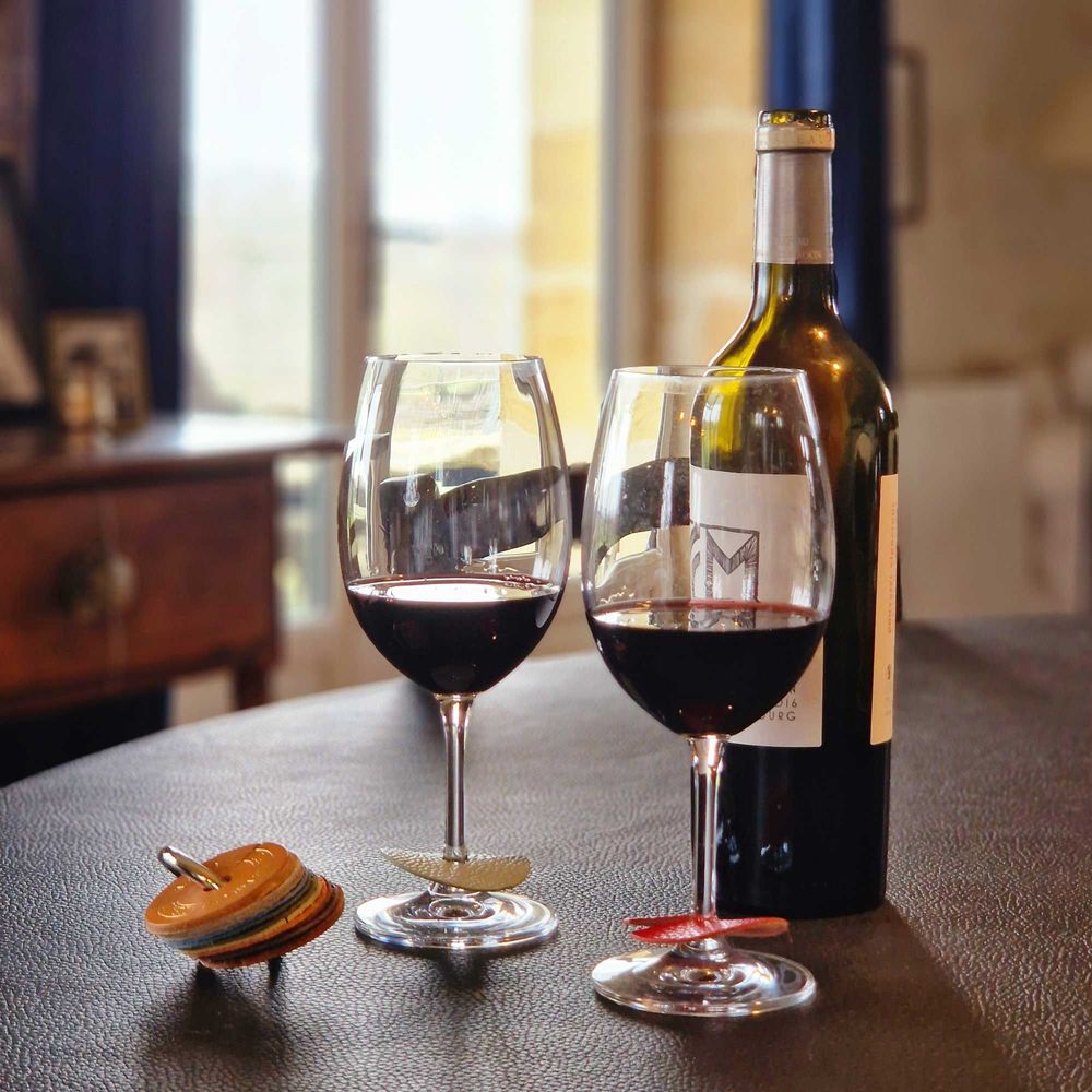 Objets personnalisables - Marque-verres - LA VIE DE CHÂTEAU