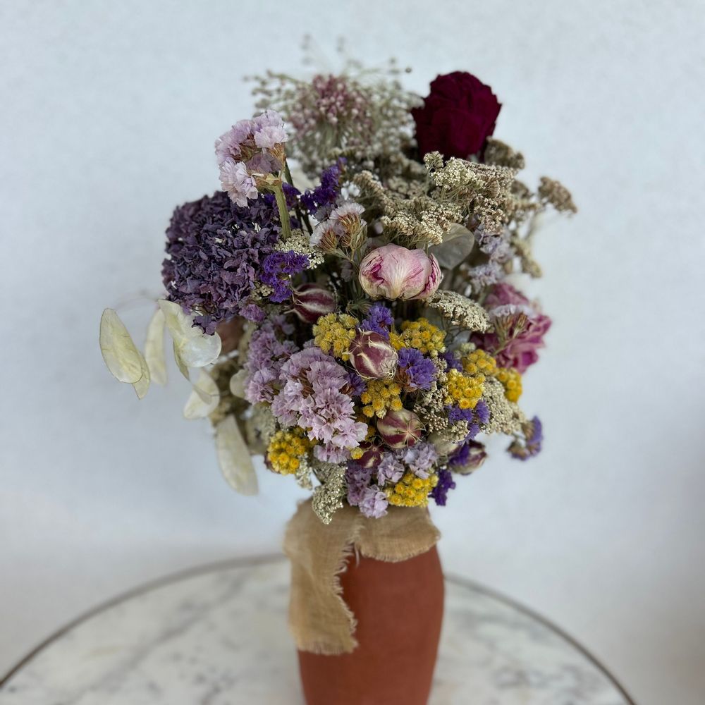 Outdoor decorative accessories - Laure-Marie bouquet - dried flowers - TERRA FIORA