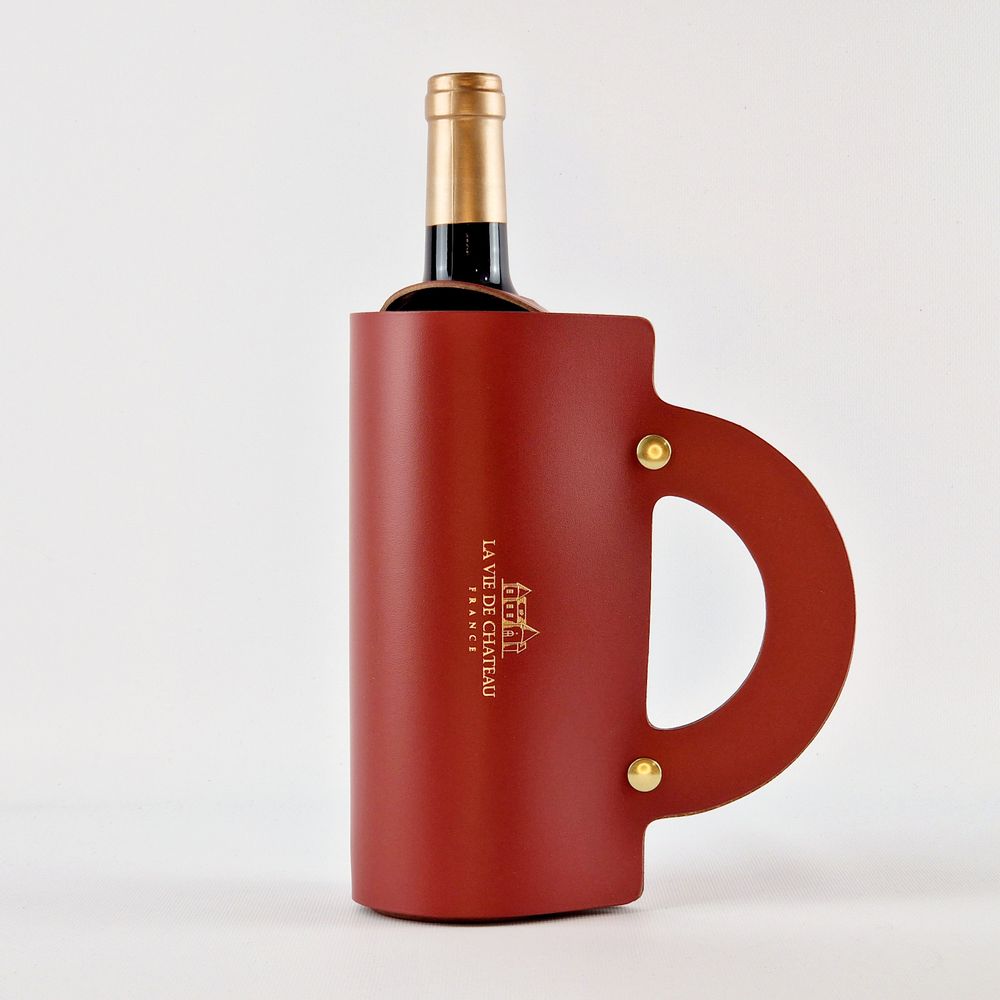 Gifts - Bottle holder "suitcase" - LA VIE DE CHÂTEAU