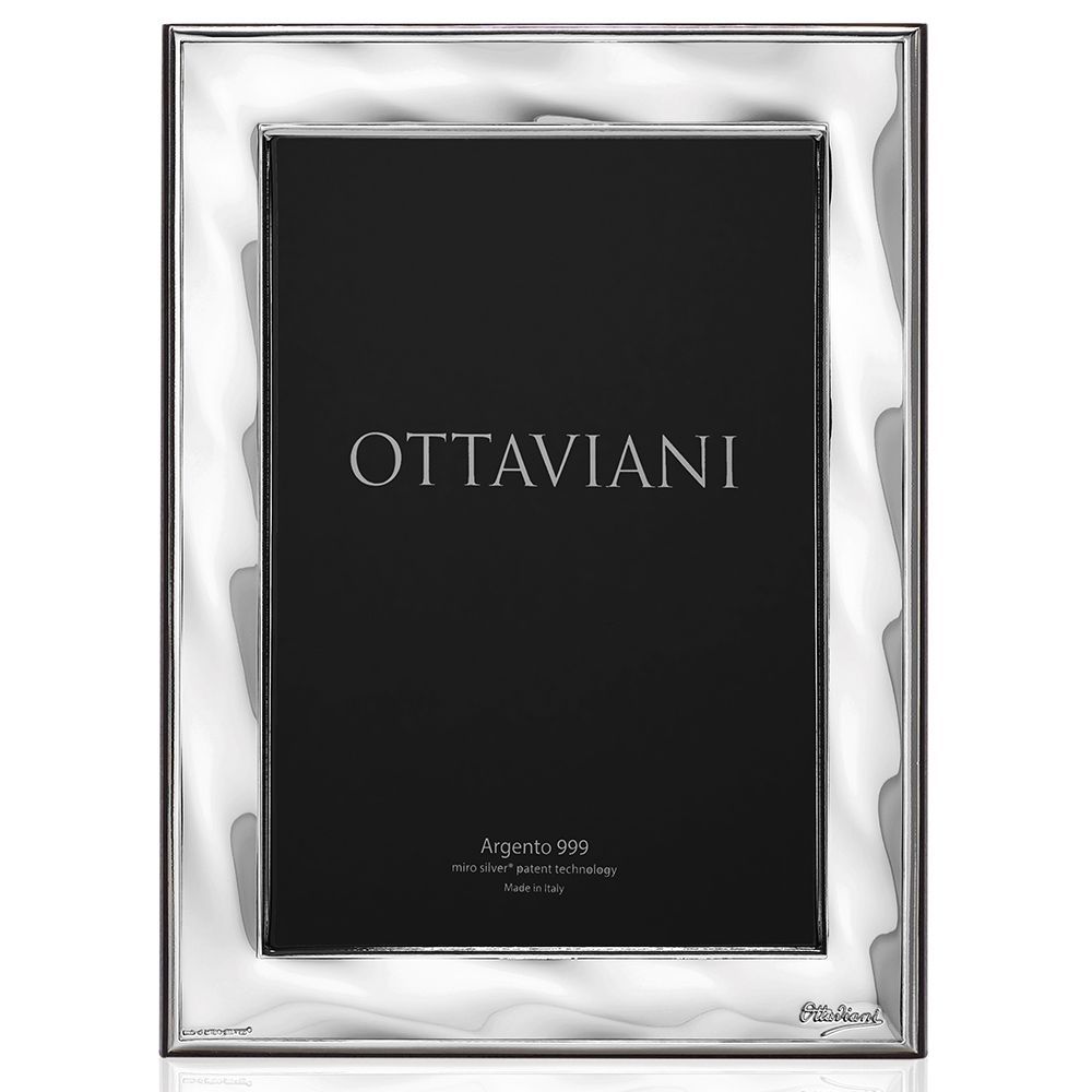 Decorative objects - Photoframe with silver Miro Silver "Riflessi" - OTTAVIANI