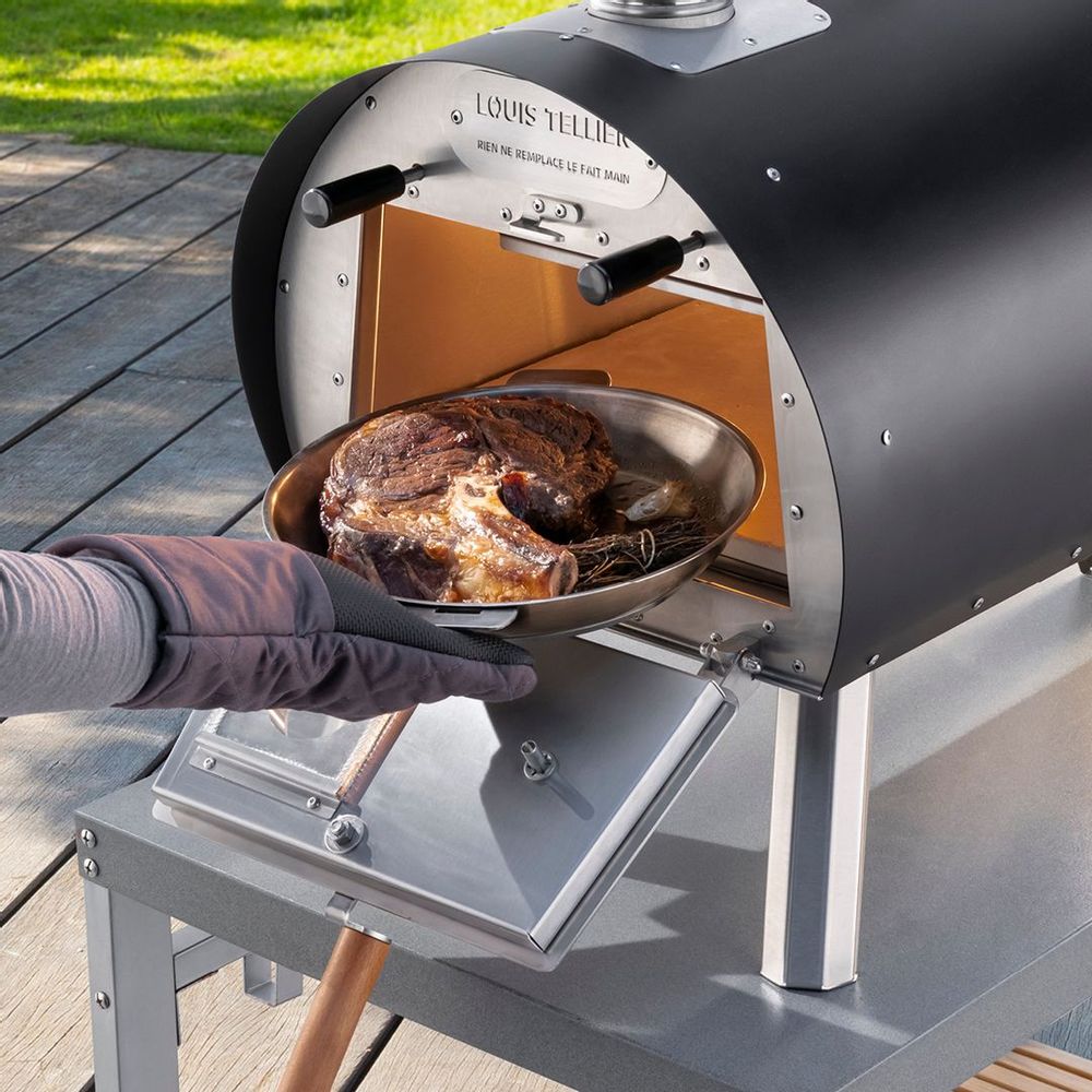 Barbecues - Marcel by Louis Tellier outdoor wood oven - LOUIS TELLIER