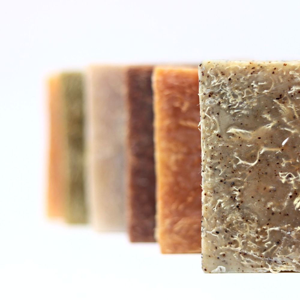 Soaps - Donegal Seaweed Loofah Exfoliator Soap - DONEGAL NATURAL SOAP COMPANY