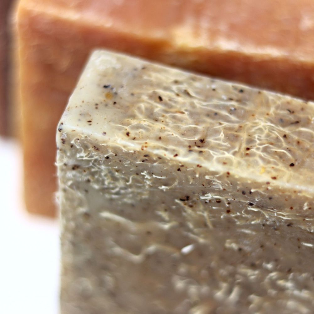 Soaps - Donegal Seaweed Loofah Exfoliator Soap - DONEGAL NATURAL SOAP COMPANY