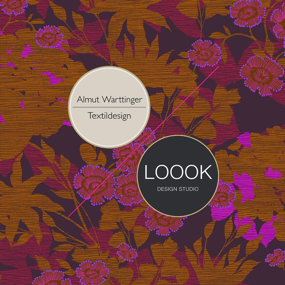 Wallpaper - Designs for Home Textiles and Wallpaper - ALMUT WARTTINGER TEXTILEDESIGN