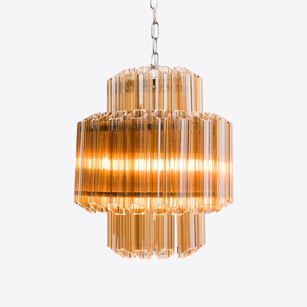 Ceiling lights - Amber Piccolo Palermo Chandelier - PURE WHITE LINES EUROPE