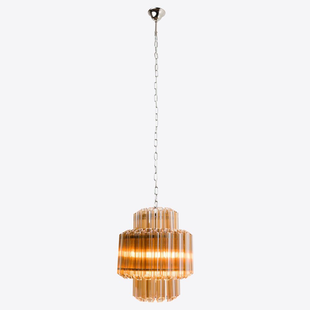 Ceiling lights - Amber Piccolo Palermo Chandelier - PURE WHITE LINES EUROPE