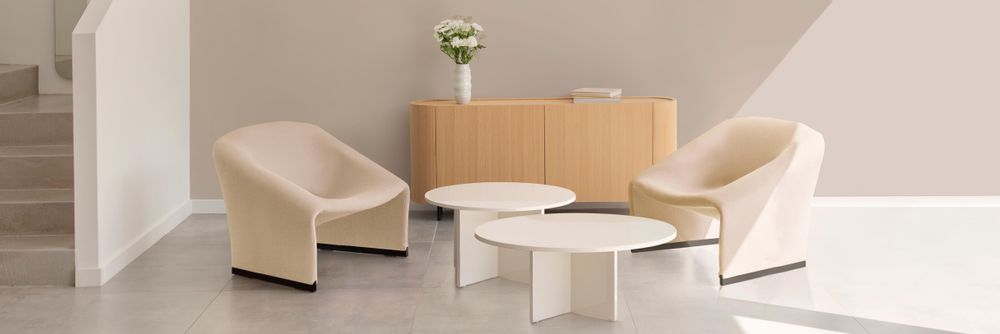 Sideboards - AKEL - 2-door rounded sideboard - KULILE