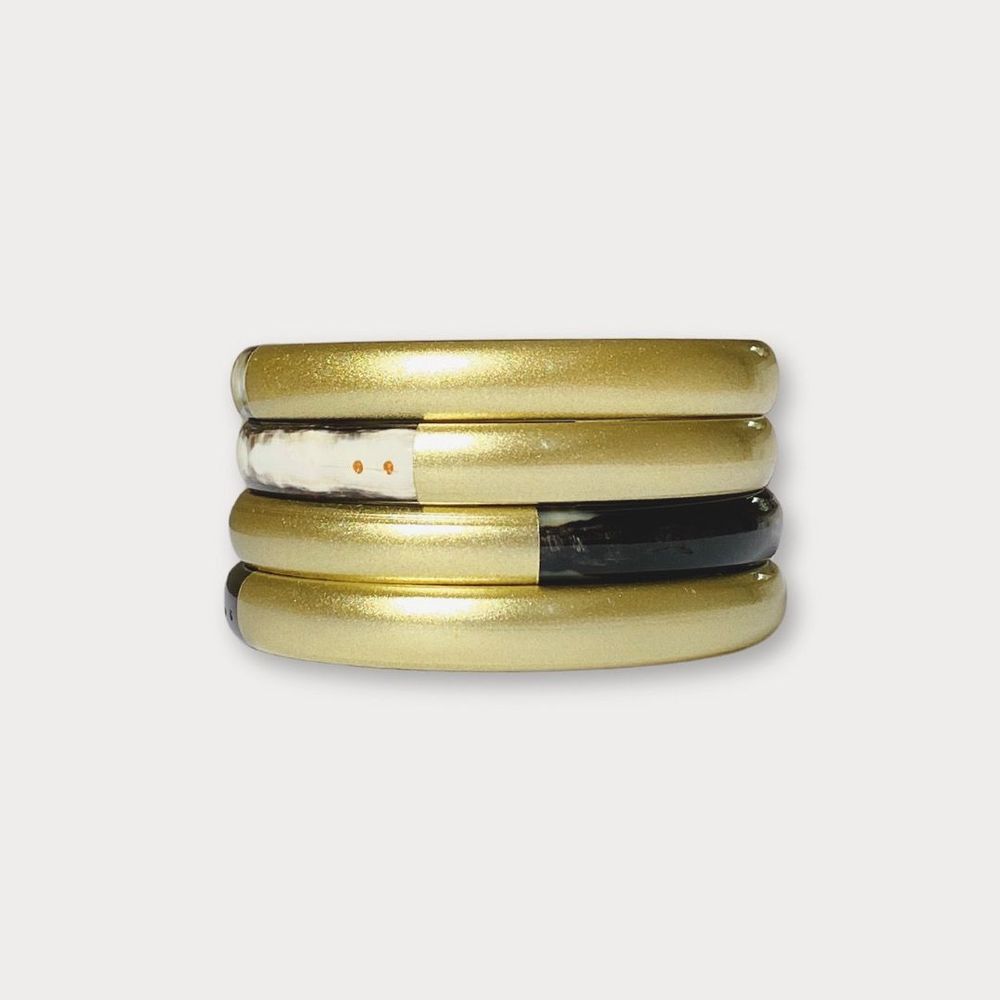 Gifts - BILLY Bangle Bracelet (1CM) - Gold - ATELIER1811