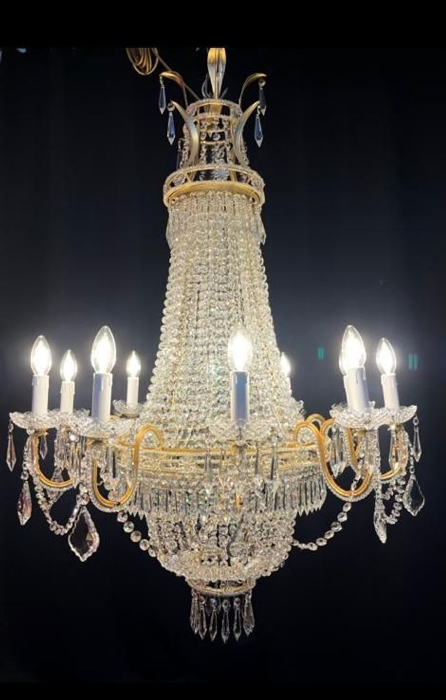 Hanging lights - chandelier, crystal chandelier, candlestick, crystal candlestick - L'ARTIGIANO DEL LAMPADARIO