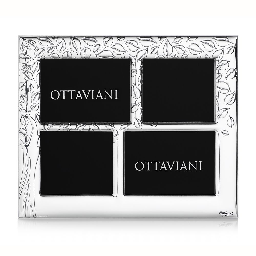 Objets de décoration - Cadre photo avec argent Miro Silver "Albero della vita multiplo" - OTTAVIANI