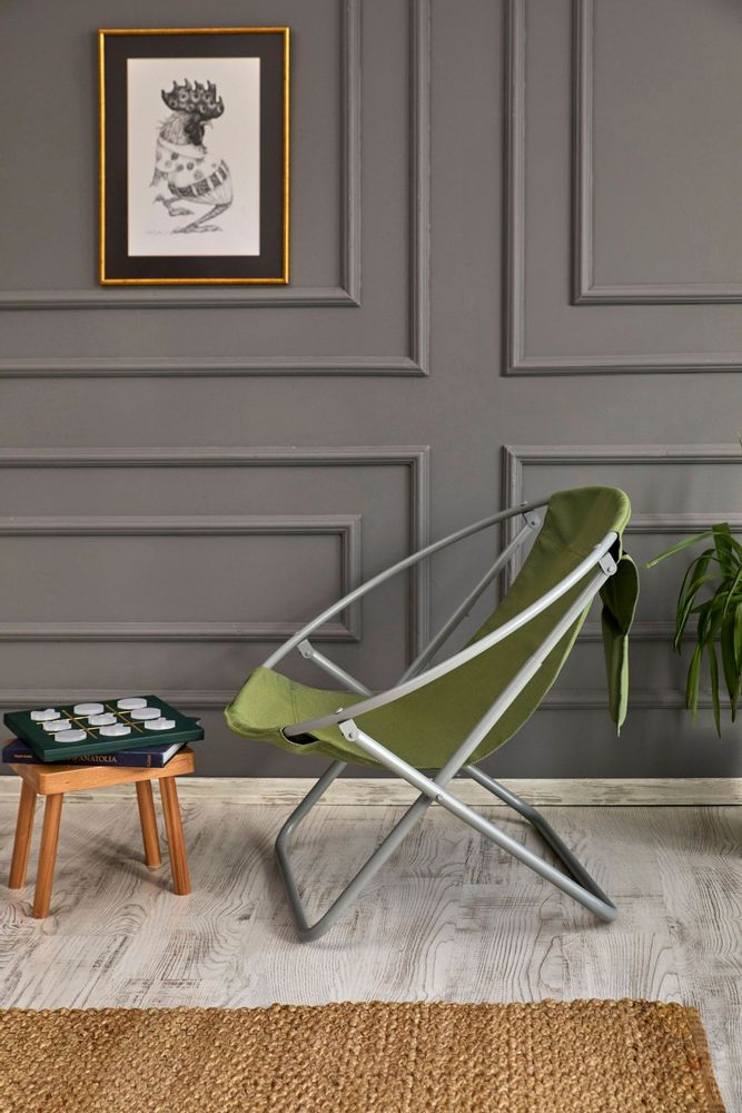 Chaises de jardin - Chaise pliante en toile - Lare Aurora - MERN LIVING