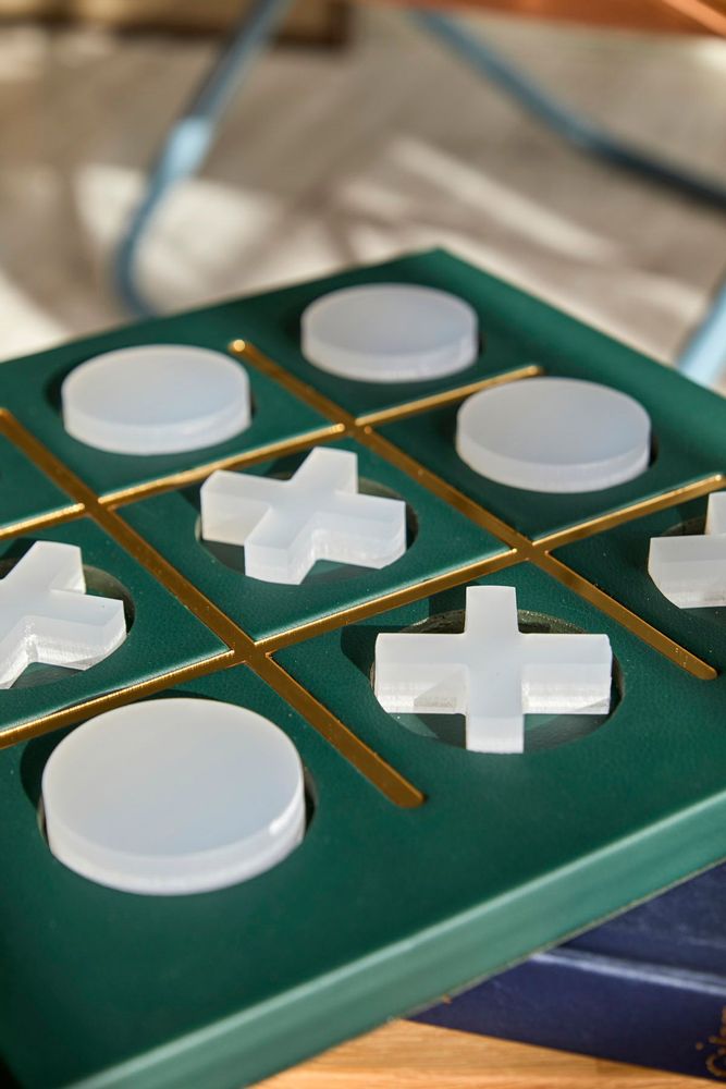 Objets design - Jeu Tic Tac Toe - Kaki - MERN LIVING